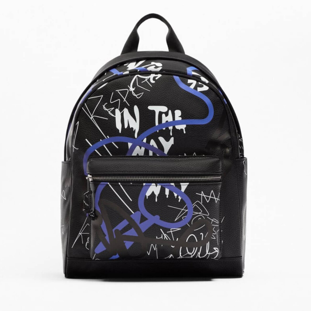 Backpack with Graffiti